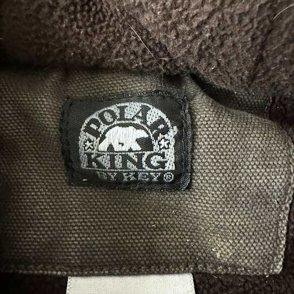 Polar King by Key brown insulated canvas ranch farm coat boy's -S - Picture 7 of 11